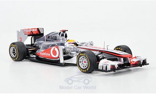 Modelauto McLaren MP4 MP4-26 No.3 Vodafone GP Duitsland 2011 met Decals L.Hamilton 1/43 Spark