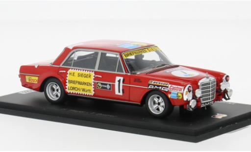 Modelauto Mercedes 300 6.8 SEL AMG 24h N&Atilde;&frac14;rburgring 1972 #1 1/43 Spark