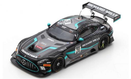 Modelauto Mercedes AMG GT GT3 3 No.20 SPS Automotive Performance Richard Mille 24h Spa 2020 G.Kurtz/V.Pierburg/D.Baumann/C.Braun 1/43 Spark