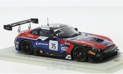 Modelauto Mercedes AMG GT GT3 3 No.35 SMP Racing by AKKA ASP 24h Spa 2018 M.Meadows/D.Bulatov/V.Petrov 1/43 Spark