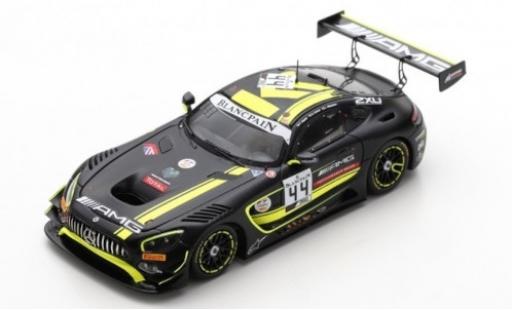 Modelauto Mercedes AMG GT GT3 3 No.44 -AMG Team Strakka Racing 24h Spa 2019 T.Vautier/L.Williamson/G.Paffett 1/43 Spark