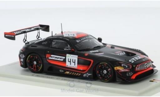 Modelauto Mercedes AMG GT GT3 3 No.44 Strakka Racing 24h Spa 2018 R.Barrico/C.Vietoris/F.Fraga 1/43 Spark