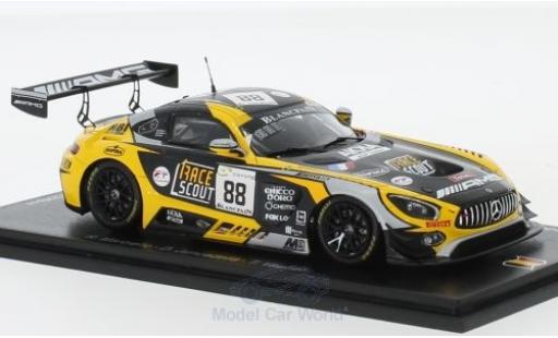 Modelauto Mercedes AMG GT GT3 3 No.88 AMG Team AKKa ASP 24h Spa 2018 R.Marciello/D.Juncadella/T.Vautier 1/43 Spark