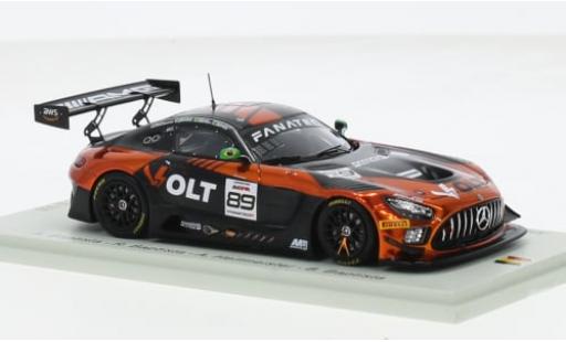 Modelauto Mercedes AMG GT GT3 3 No.89 AKKODIS ASP Team 24h Spa 2023 1/43 Spark