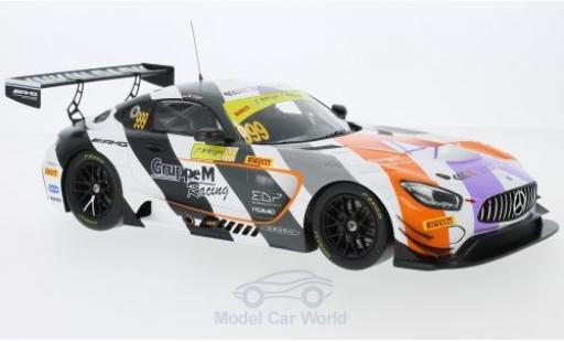 Modelauto Mercedes AMG GT GT3 3 No.999 AMG Team GruppeM Racing GT Cup Macau 2017 M.Engel 1/18 Spark