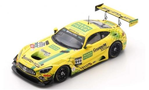 Modelauto Mercedes AMG GT GT3 3 No.999 -AMG Team GruppeM Racing Mann Filter 10H Suzuka 2019 M.Buhk/M.Engel/R.Marciello 1/43 Spark