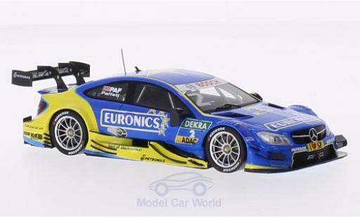 Modelauto Mercedes Classe C DTM C63 AMG No.2 Euronics G.Paffett 1/43 Spark