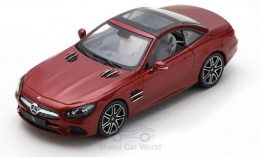 Modelauto Mercedes SL Base metallic rood 2017 1/43 Spark