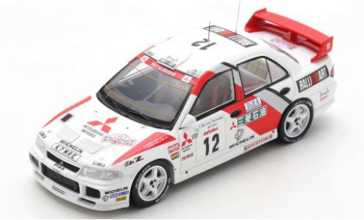 Modelauto Mitsubishi Lancer Evolution III No.12 Rally WM Tour de Corse 1995 A.Aghini/S.Farnocchia 1/43 Spark