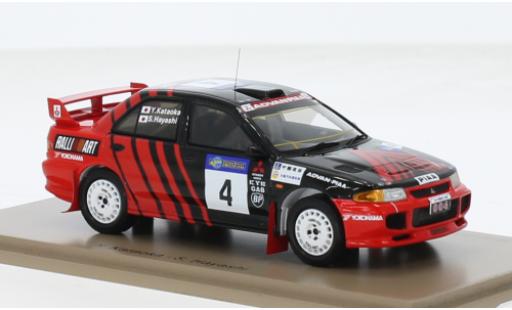 Modelauto Mitsubishi Lancer Evolution III No.4 Rally China 1954 1/43 Spark