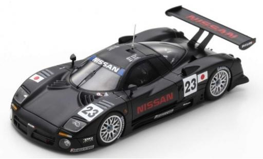 Modelauto Nissan R390 Le Mans GT1 RHD No.23 Motorsport 24h 1997 Vor-Qualifikation K.Hoshino/E.Comas/M.Kageyama 1/43 Spark