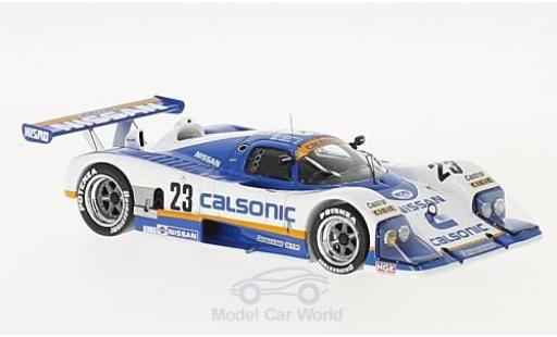 Modelauto Nissan R88 Le Mans C No.23 Calsonic 24h 1988 K.Hoshino/T.Wada/T.Suzuki 1/43 Spark