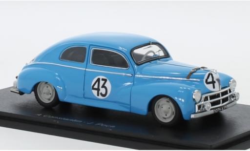 Modelauto Peugeot 203 Coupe C No.43 Alexandre Constantin 24h Le Mans 1952 A.Constantin/J.Poch 1/43 Spark