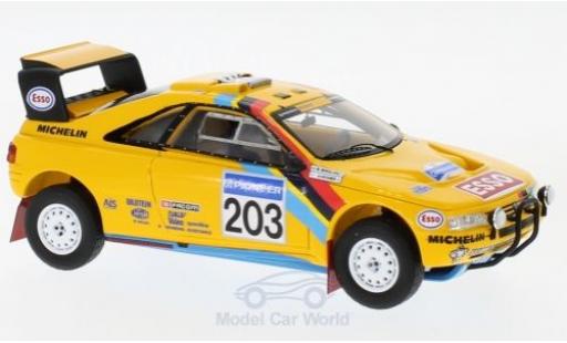 Modelauto Peugeot 405 Turbo 16 T16 Grand Raid No.203 Rally Paris Dakar 1990 A.Vatanen/B.Berglund 1/43 Spark