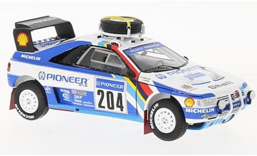 Modelauto Peugeot 405 Turbo 16 T16 Grand Raid No.204 Pioneer Rally Dakar Paris 1988 A.Vatanen/B.Berglund 1/43 Spark