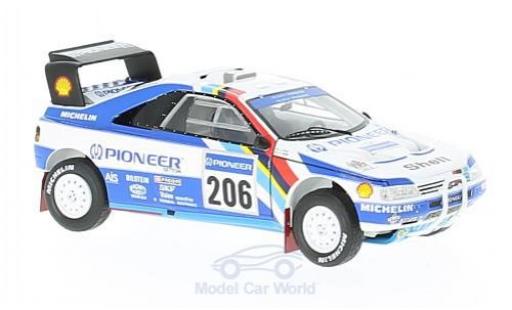 Modelauto Peugeot 405 Turbo 16 T16 Grand Raid No.206 Rally Paris Dakar 1989 J.Ickx/C.Tarin 1/43 Spark
