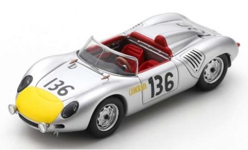 Modelauto Porsche 718 RS61 No.136 KG Targa Florio 1961 S.Moss/G.Hill 1/43 Spark