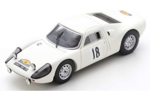 Modelauto Porsche 904 1966 GTS No.18 Rally des Routes du Nord J.Schlesser/A.Schlesser 1/43 Spark