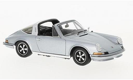 Modelauto Porsche 911 Targa 2.4S grijs 1973 1/43 Spark