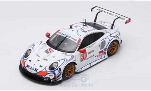 Modelauto Porsche 911 RSR (991.2) No.911 GT Team Petit Le Mans 2018 P.Pilet/N.Tandy/F.Makowiecki 1/18 Spark