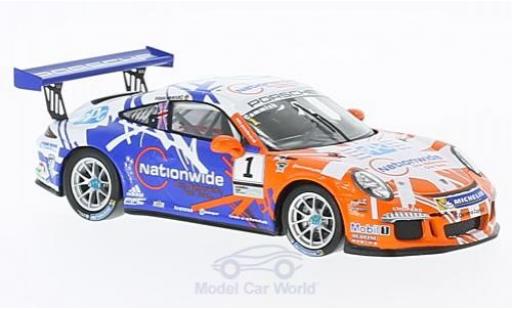 Modelauto Porsche 911 SC Carrera Cup No.1 Carrera Cup Britain 2016 D.Cammish 1/43 Spark