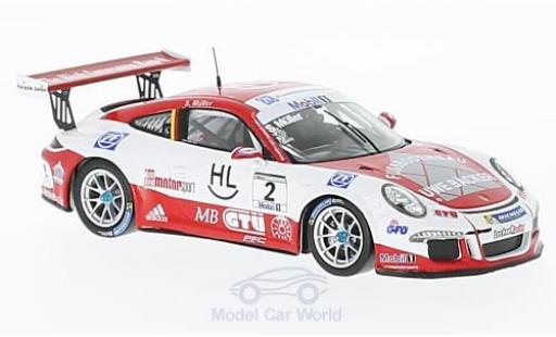 Modelauto Porsche 911 GT3 Cup No.2 Supercup 2016 S.M&Atilde;&frac14;ller 1/43 Spark