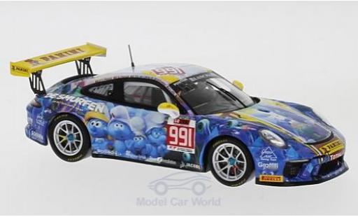 Modelauto Porsche 911 GT3 Cup No. SpeedLover 24h Spa 2017 P.Y.Paque/G.Paisse/T.de Latre du Bosqueau/L.-P.Soenen 1/43 Spark