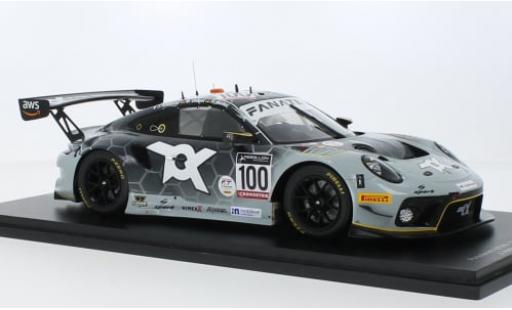 Modelauto Porsche 911 GT3 R No.100 Toksport WRT 24h Spa 2022 1/18 Spark