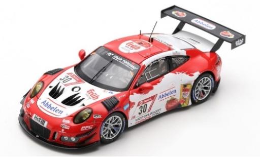 Modelauto Porsche 911 GT3 R (991) No.30 Frikadelli Racing Team 24h N&Atilde;&frac14;rburgring 2019 K.Abbelen/A.M&Atilde;&frac14;ller/.Renauer/T.Preining 1/43 Spark