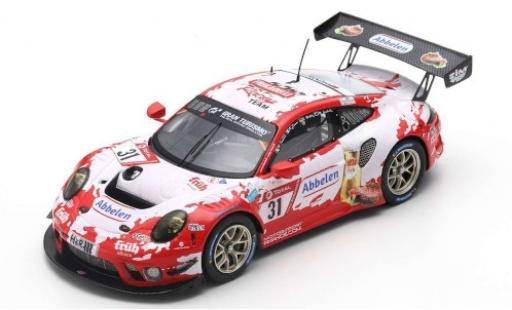 Modelauto Porsche 911 GT3 R (991) No.31 Frikadelli Racing Team 24h N&Atilde;&frac14;rburgring 2019 .Dumas/M.Campbell/S.M&Atilde;&frac14;ller/M.Jaminet 1/43 Spark