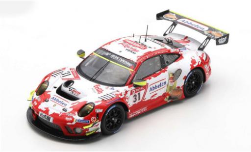 Modelauto Porsche 911 GT3 R (991) No.31 Frikadelli Racing Team 24h N&Atilde;&frac14;rburgring 2020 L.Kern/M.Jaminet/M.Martin/L.D.Arnold 1/43 Spark