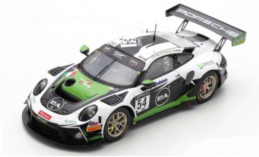 Modelauto Porsche 911 GT3 R (991) No.54 Dinamic Motorsport 24h Spa 2020 S.M&Atilde;&frac14;ller/C.Engelhart/M.Cairoli 1/43 Spark