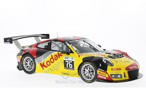 Modelauto Porsche 911 GT3 R No.76 IMSA Performance Kodak 24h Spa 2016 P.Pilet/M.Jousse/.Narac/T.Cornac 1/18 Spark