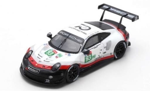 Modelauto Porsche 911 RSR No.93 GT Team 24h Le Mans 2018 P.Pilet/N.Tandy/E.Bamber 1/64 Spark