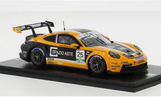 Modelauto Porsche 911 GT3 Cup No.25 Carrera Cup Italia 2023 1/43 Spark