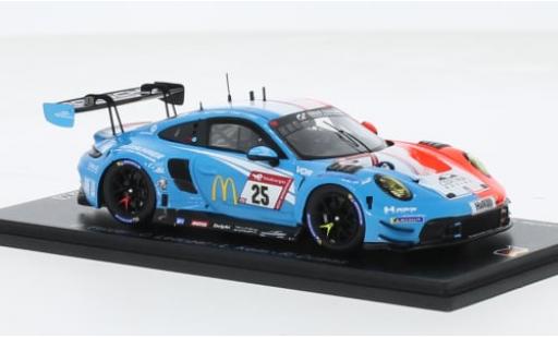 Modelauto Porsche 911 GT3 No.25 Huber Motorsport 24h N&Atilde;&frac14;rburgring 2023 1/43 Spark