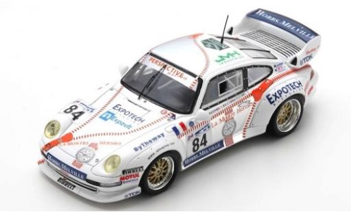 Modelauto Porsche 911 RSR (993) Carrera No.84 24h Le Mans 1999 T.Perrier/J-L.Ricci/M.Nourry 1/43 Spark
