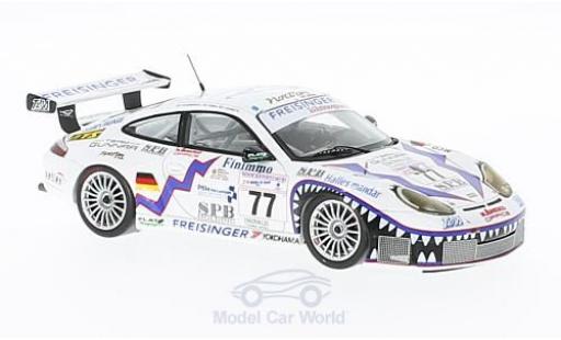 Modelauto Porsche 911 GT3 RS No.77 Freisinger Motorsport 24h Le Mans 2001 R.Dumas/G.Jeannette/P.Haezebrouck 1/43 Spark