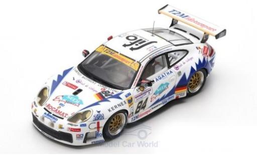 Modelauto Porsche 911 GT3 RS No.84 T2M Motorsport 24h Le Mans 2003 P.Bourdais/R.Berville/V.Ickx 1/43 Spark