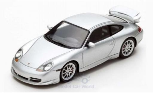 Modelauto Porsche 911 GT3 grijs 1999 1/43 Spark