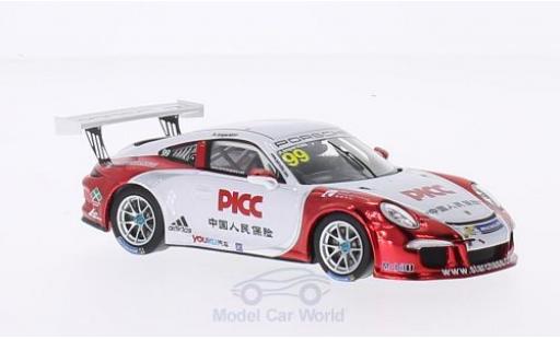 Modelauto Porsche 911 GT3 Cup (997) No.99 PCCA 2014 A.Imperatori A.Imperatori 1/43 Spark