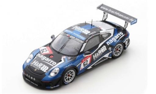 Modelauto Porsche 911 GT3 Cup No.62 M&Atilde;&frac14;hlner Motorsport H&R 24h N&Atilde;&frac14;rburgring 2019 M.J.Thomas/S.von Gartzen/M.Kranz/M.Hoppe 1/43 Spark