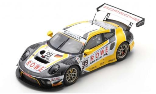 Modelauto Porsche 911 GT3 R (991) No.99 ROWE Racing 24h Spa 2019 D.Olsen/M.Campbell/D.Werner 1/43 Spark