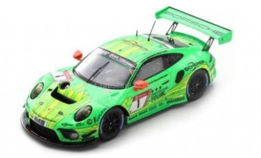 Modelauto Porsche 911 GT3 R No.1 Manthey-Racing 24h N&Atilde;&frac14;rburgring 2019 .Lietz/F.Makowiecki/P.Pilet/N.Tandy 1/43 Spark