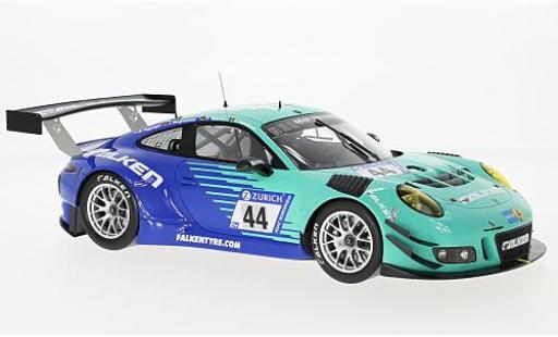 Modelauto Porsche 911 GT3 R No.44 Falken Motorsports Falken 24h N&Atilde;&frac14;rburgring 2017 M.Ragginger/D.Werner/J.Bergmeister/L.Vanthoor 1/18 Spark