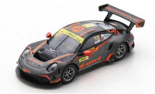 Modelauto Porsche 911 GT3 R No.911 Absolute Racing Fia GT World Cup Macau 2019 A.Imperatori 1/18 Spark
