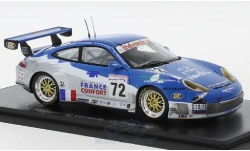 Modelauto Porsche 911 GT3 RS No.72 24h Le Mans 2002 L.Alphand/C.Lavieille/O.Thevenin 1/43 Spark