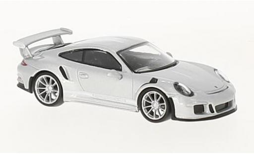 Modelauto Porsche 911 GT3 RS grijs 2016 1/64 Spark