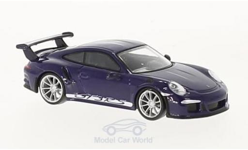Modelauto Porsche 911 GT3 RS paars 2016 1/64 Spark