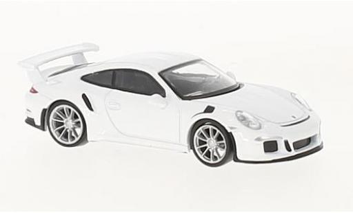 Modelauto Porsche 911 GT3 RS wit 2016 1/64 Spark